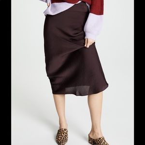 Free People Normani Bias Midi Skirt